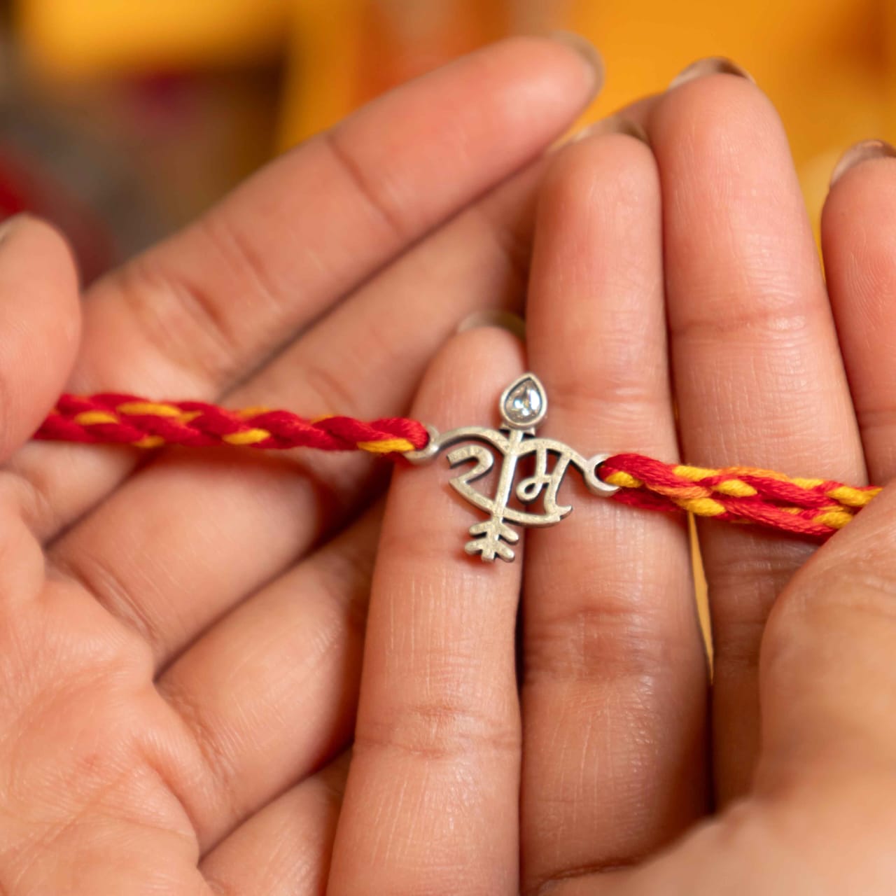 "Traditional 'Shubh' Rakhi – A Blessing of Auspiciousness"