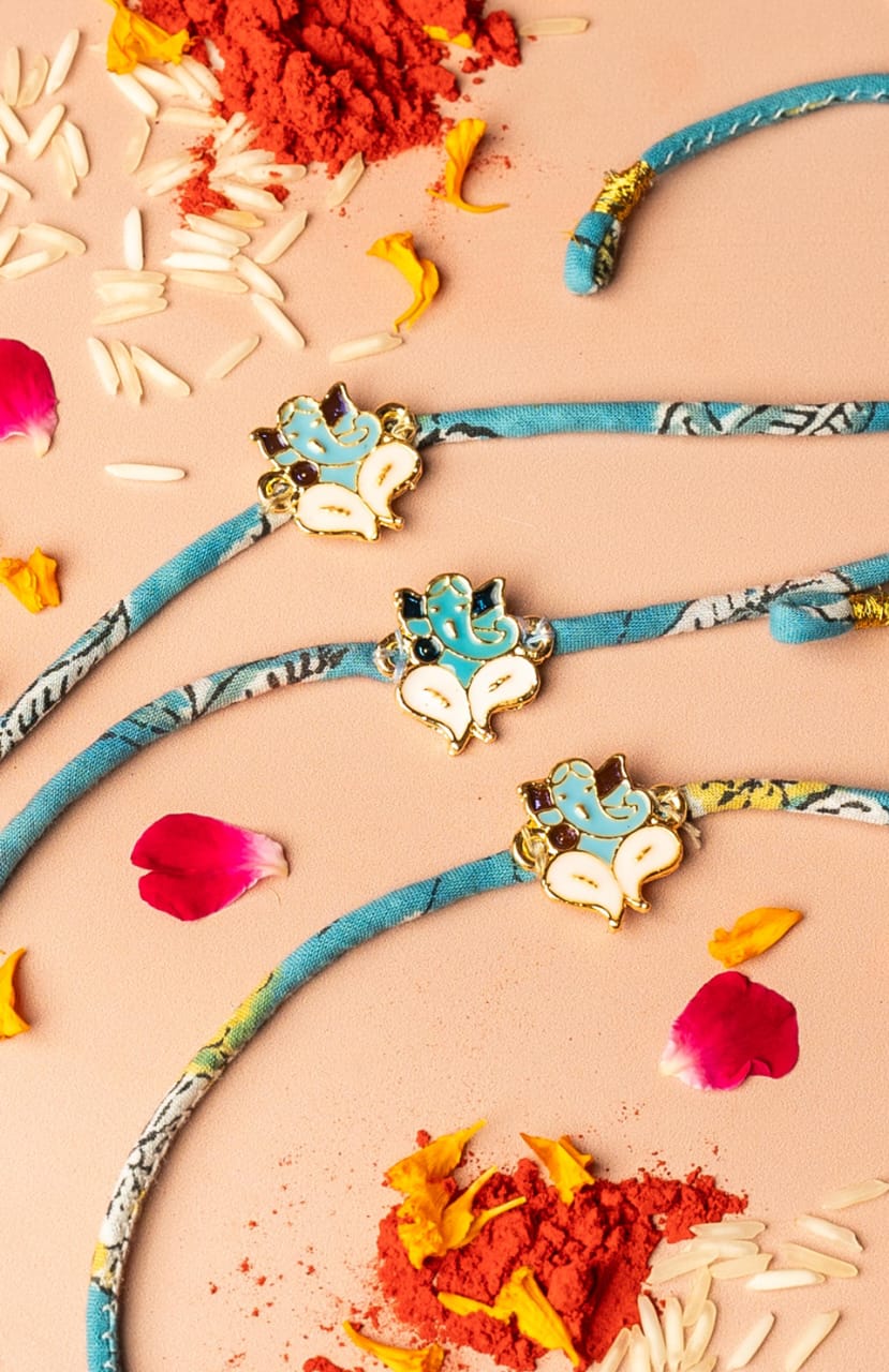 Festive Rakhi Collection Featuring Lord Ganesha